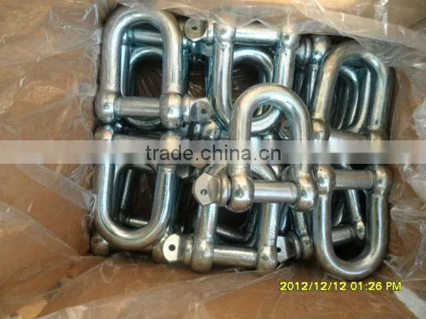 High quality stainless 304/316 steel chain shackle