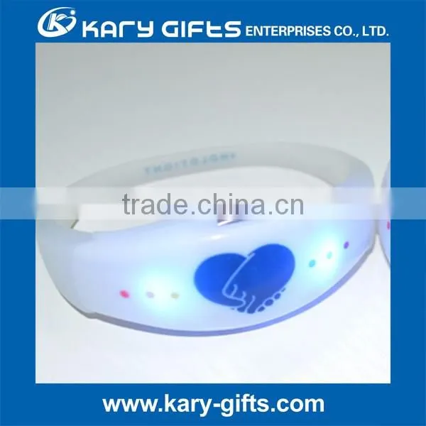 Event Party Supplies Lovers' LED Bracelet, Led Silicon Wristbands Bracelets