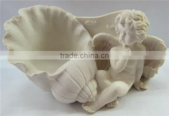Decorate sitting mini angel statue