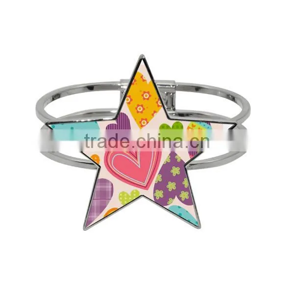 2015 hot fashion DIY Decorative metal sublimation Bracelet in Summer