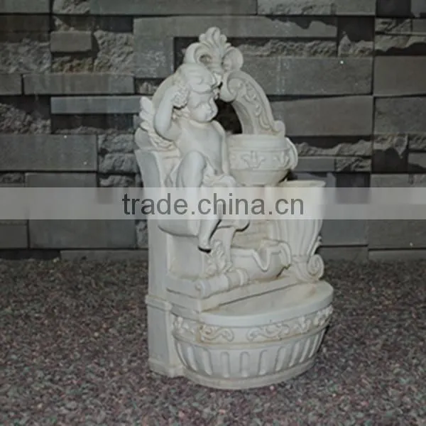 European Style Angle Air Humidifier Resin Water Fountain, Table Top Water Feature
