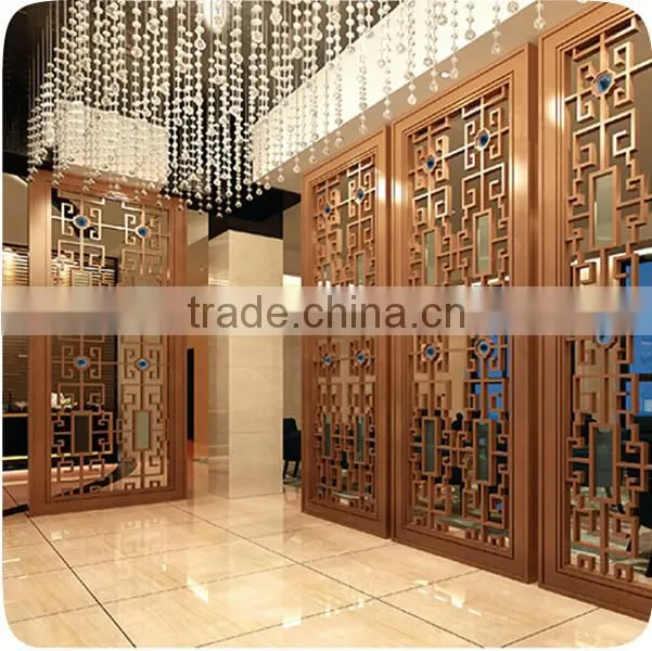 Alibaba Customed Stainless Steel Decorative Folding Partition Wall