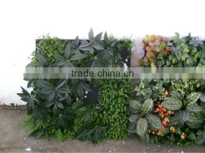 2015 best price artificial plant wall/artificial grass wall, artificial vertical plant for garden