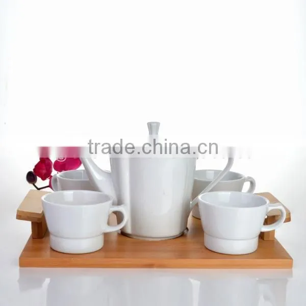 Food grade white porcelain,ceramic chinese tea cup set for dinner