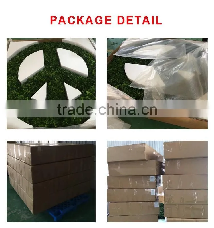 preserved boxwood heart shape topiary love wreath for festivals decoration