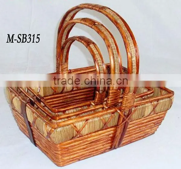 wicker gift basket & fruit basket for traditional festival