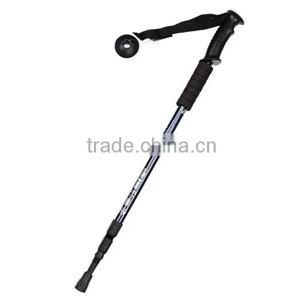 trek poles aluminum, internal lock, PP grip and antislip EVA, 3 sections SZ15524