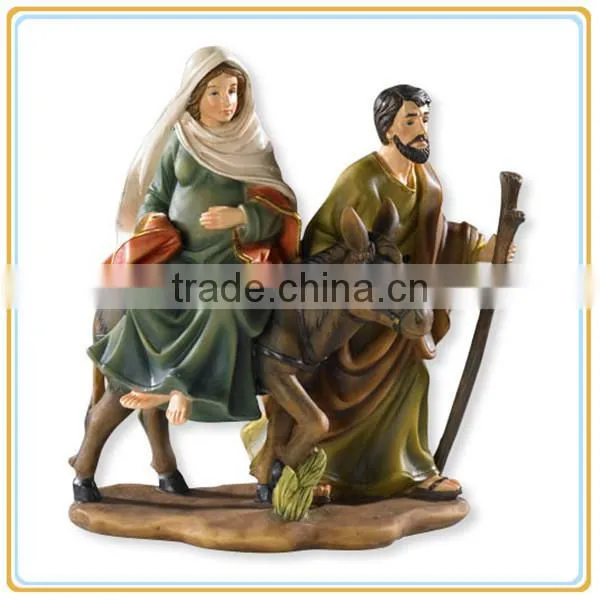 Religious Resin Statue With Holy Family Statue Jesus Mary Joseph For Sale