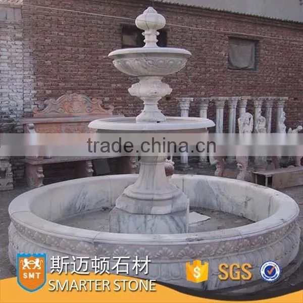 Large outdoor water fountains and Indoor water fountain design