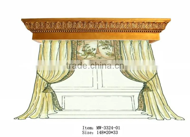 Window decorative hand made hanging luxury home decor curtain pelmet