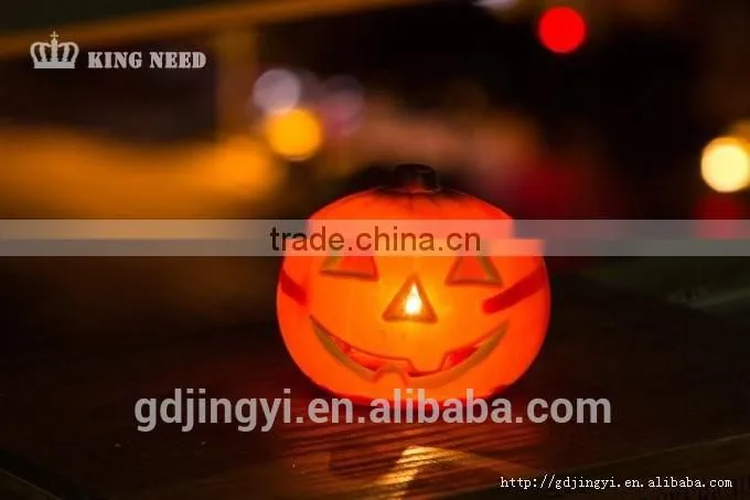 plastic pumpkin LED halloween decorations