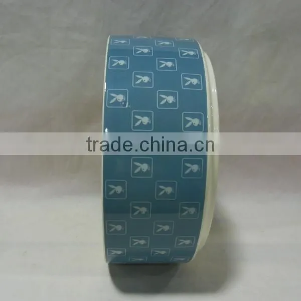 Blue Rabbit Ceramic Dog Bowl
