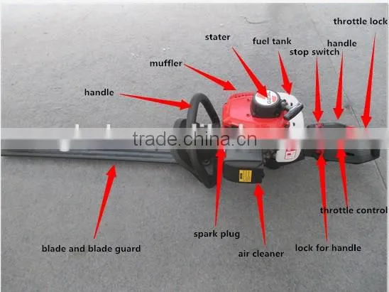 double blade hedge trimmer