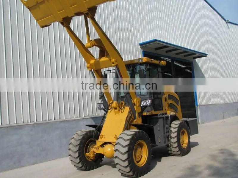 2 ton huizhong high quality wheel loader zl20 with ce