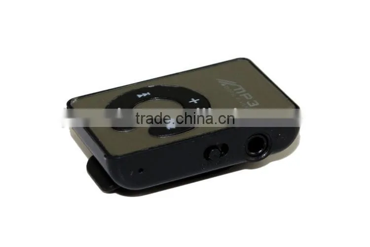 C button clip mirror MP3,Mirror Face Mp3 Player