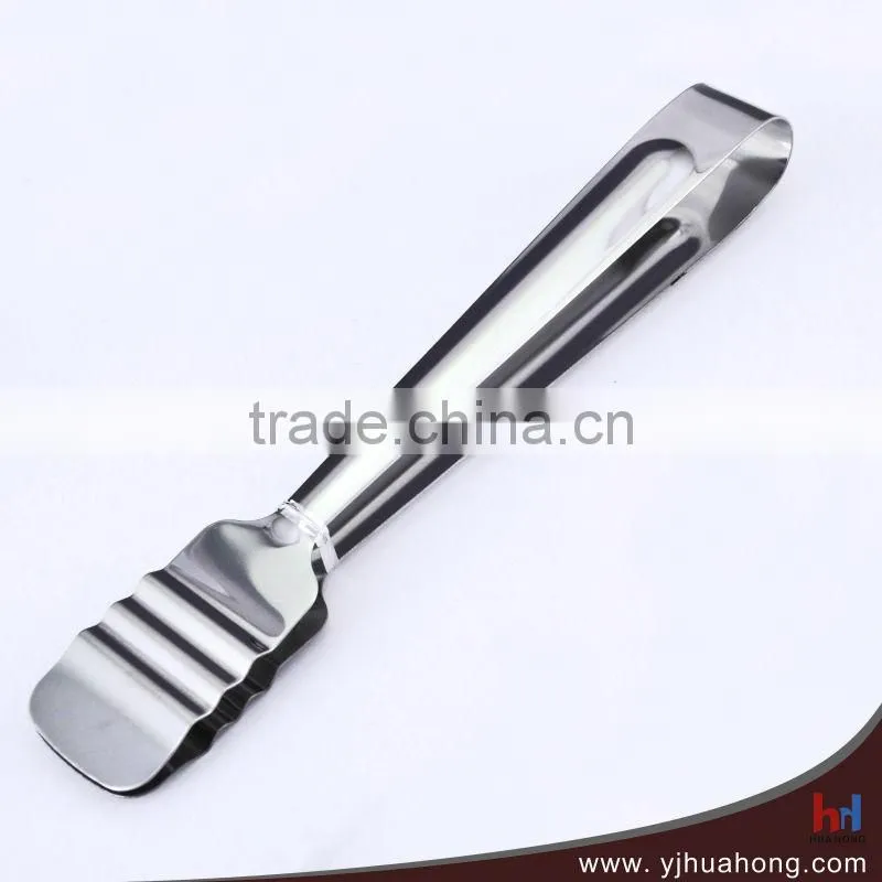Hot- selling stainless steel food serving tongs,salad tongs HFT-SS15