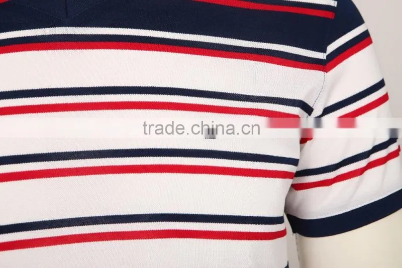 2016 fashion design striped t shirt wholesale cheap