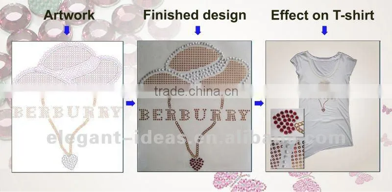 New neon glitter with rhinestuds heat transfer design