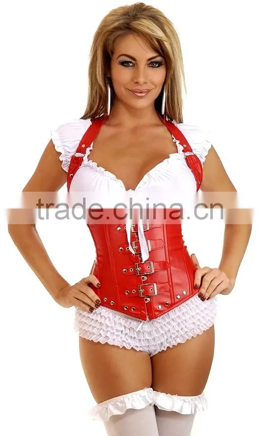 New Design Open Hot Sexy Lady Photo Corset Overbust Plus Size