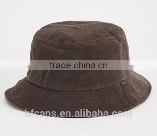 Plain Bucket Hat/Custom Corduroy Hats/Corduroy Bucket Hat