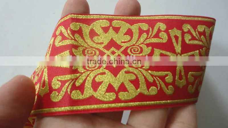 China factory directly jacquard ribbon polyester woven ribbon