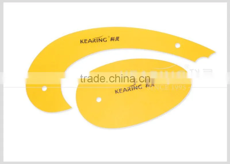 Flexible plastic hip curve ruler for bra pattern making 1.2mm thick 5pcs per set #1305S