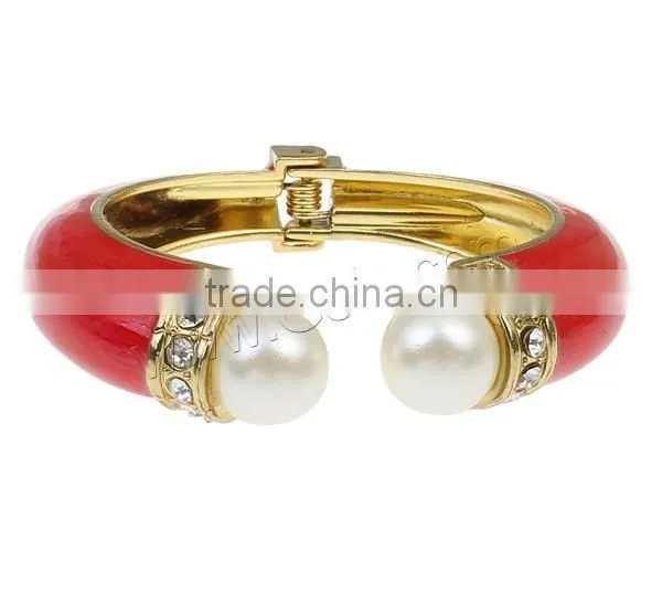 glass pearl Zinc Alloy Children Bangle kids plastic bracelet jewelry bracelet