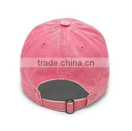 2017 Custom Made One Size to Fit All Acid Washed Plain Blank Dad Hat for Ladies