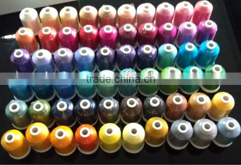 New 60 Large Brother Colors Machine Embroidery Thread Polyester Embroidery Thread ,1000m* 60 , Best Deals