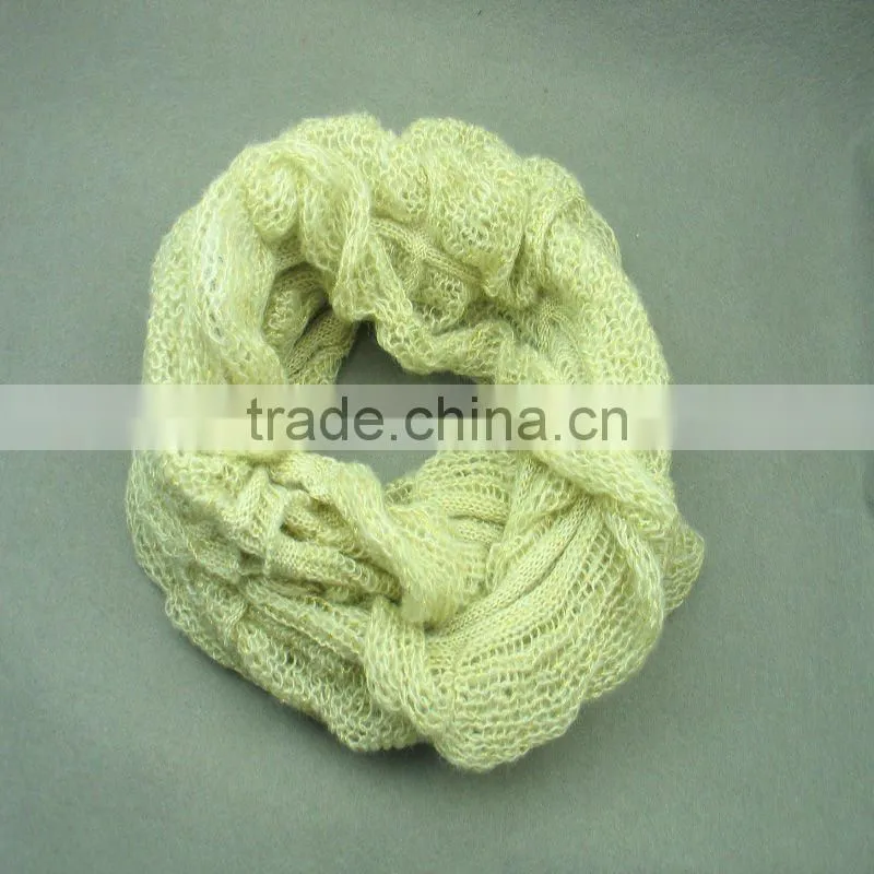 fashion 2014 warm winter mohair scarf for girls