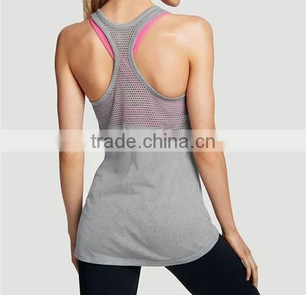 Wholesale Running Singlet OEM New Sexy Yoaung Sleeveless Women Sport tops Tank Top 02