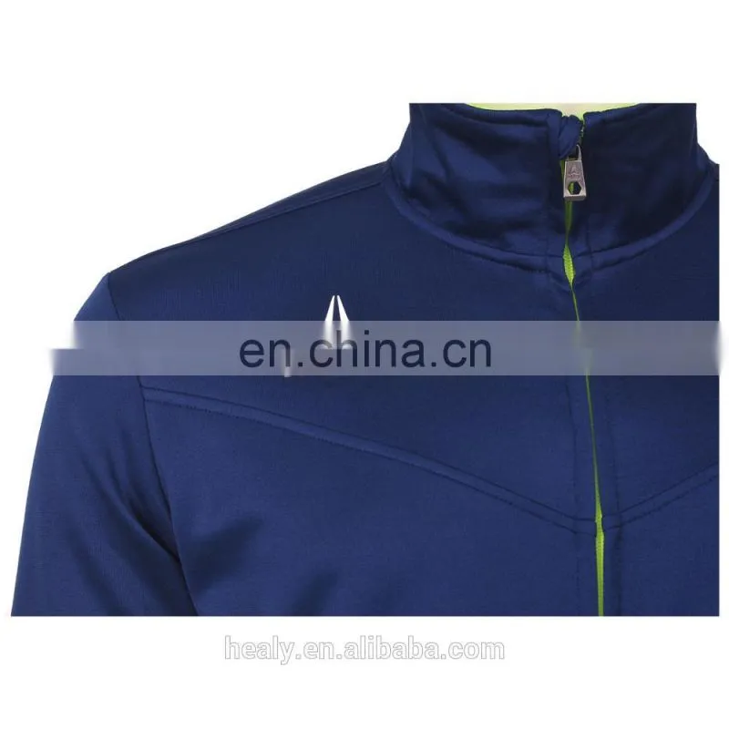 Full Sublimation polyester Slim Fit men's Jogging track top