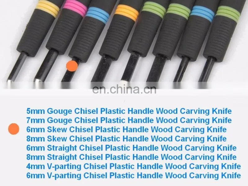 6mm Skew Chisel Plastic Handle Lino Sculpting Knife