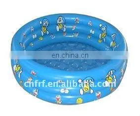 Inflatable Round Swimming Pool With Three Layers Tube