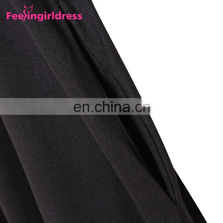Wholesale Soft Long Sleeve Black Women Kimono Mini Dresses In Bulk