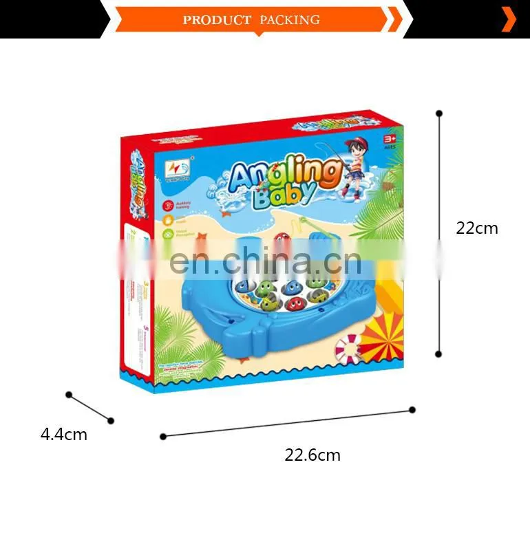 Electric dolphin fishing game islamic toys for children with different color