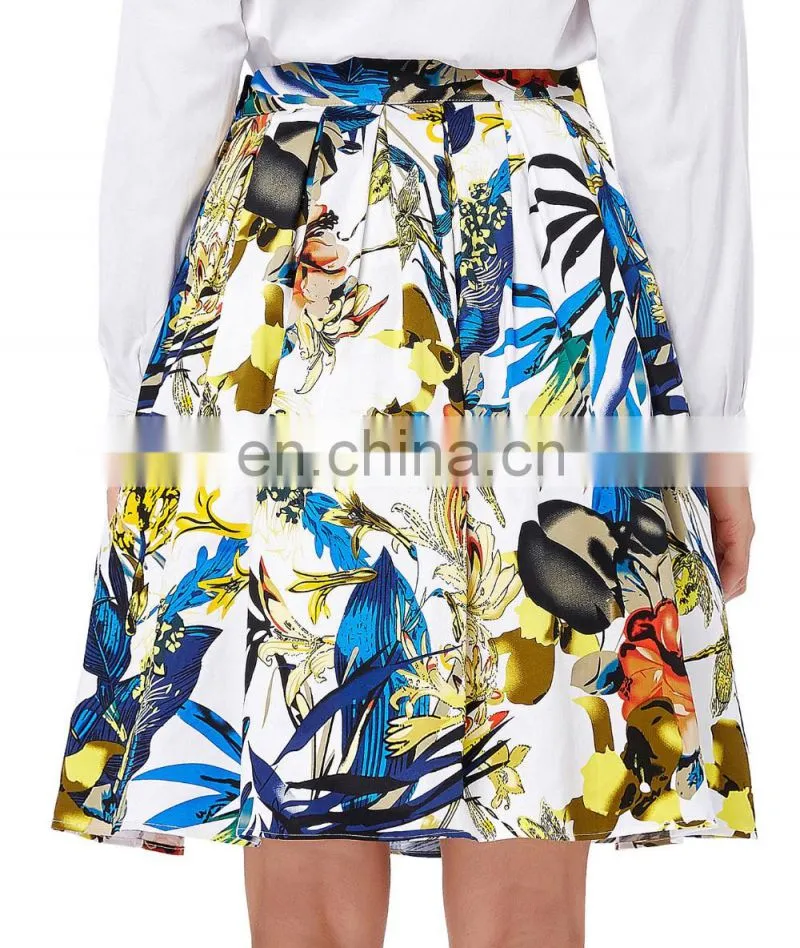 19 Colors ! Grace Karin Cheap Occident Short Retro Vintage Floral Print Cotton 50s Skirt CL6294-14#