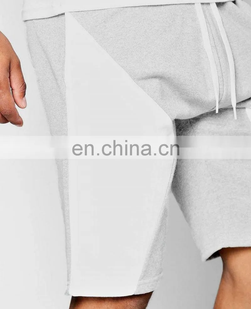 2015 Custom Cotton Fleece Gym Fitness Shorts/Mens Plain Bodybuilding Gym