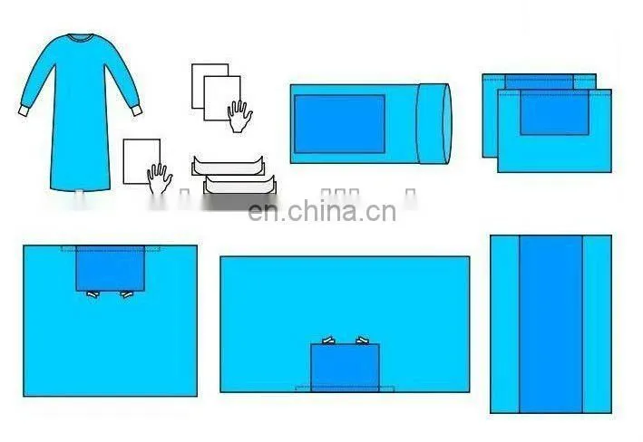 Split Drape Pack Surgical Kit Essential Consumable Pack