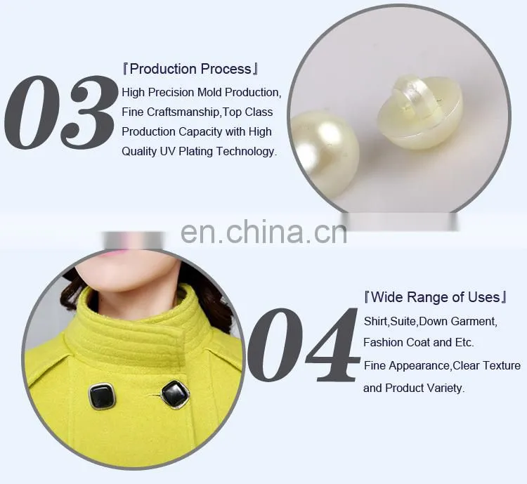 Pearl Button Shank Button BA60390