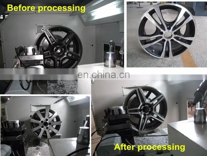 Wheels Repair Diamond Cut cnc lathe CK6166Q