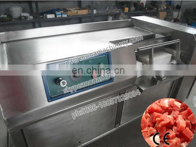 Automatic frozen meat dicer/dicing machinery used for meat dicer / Fresh Meat Cube Dicer Machine
