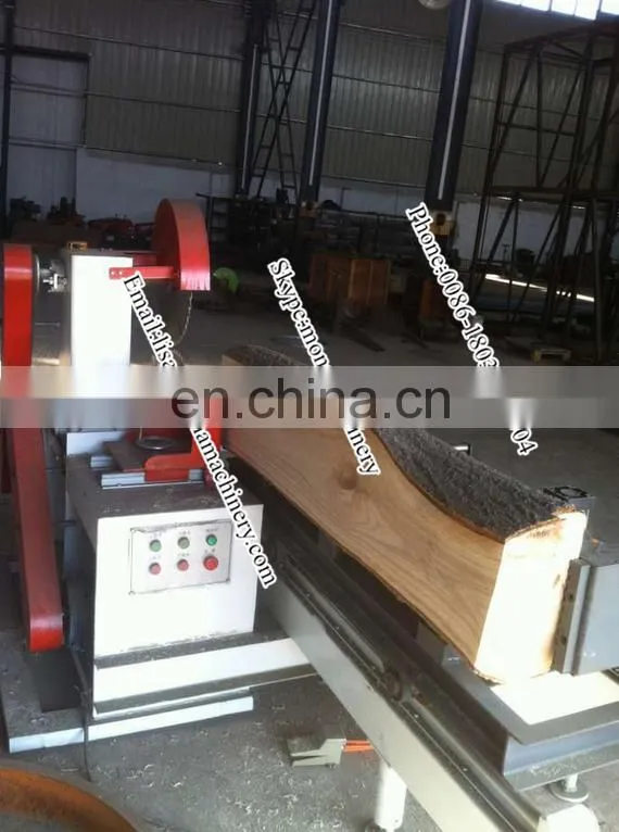 Round log Sliding table saw/ hard wood sliding table saw