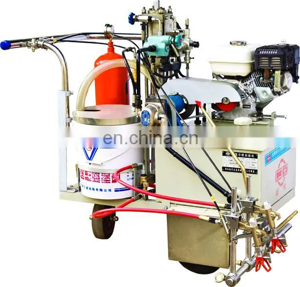 New Design Hand Push Cold Paint Spraying Marking Machine For Road