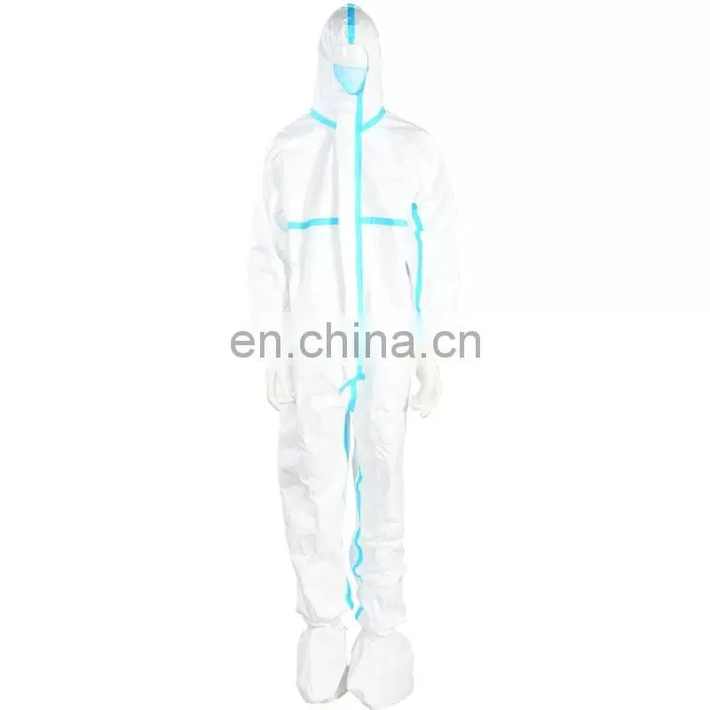 High quality disposable sterile coverall protective clothing