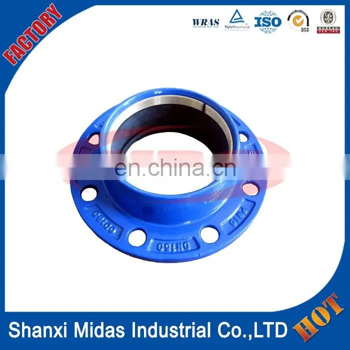 ISO2531 ductile cast iron di superange quick adaptor for PE pipes