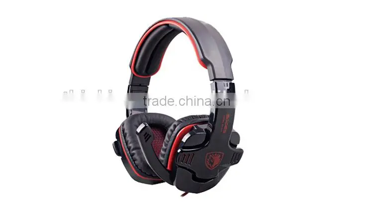 OEM LED USB connector computer gaming Stereo gaming headphone with super bass