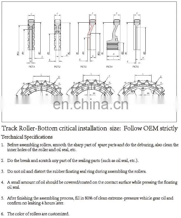 BULLDOZER SPROCKET SEGMENT 3145462 for D7H D7R D8N D8R D8T