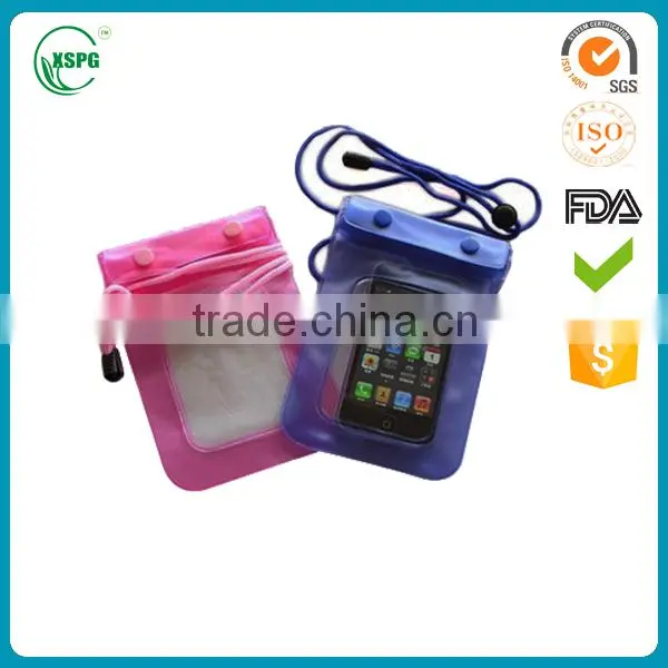 Cellphone plastic pvc waterproof bag case