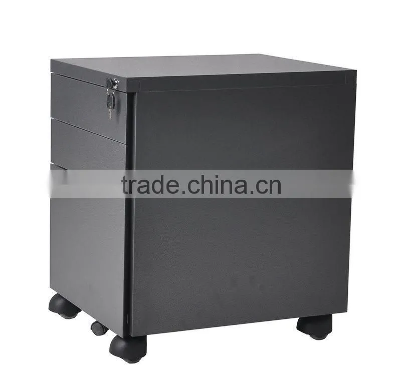 (DL-M1 ) Office storage steel metal mobile pedestal file cabinet on castors with 3 drawer 2 box 1 file -workplace organization